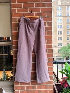 DKNY Taupe Women's Straight-Leg Dress Pants size 12